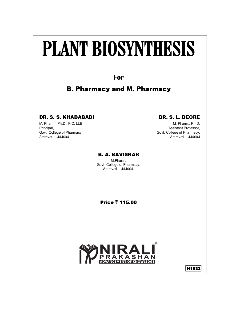 Plant Biosynthesis - Page 2