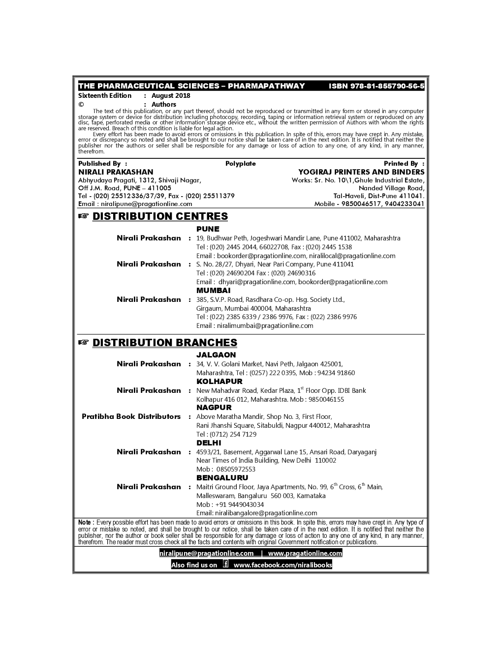 The Pharmaceutical Sciences Pharma Pathway (…Pure Applied Pharmacy) - Page 3