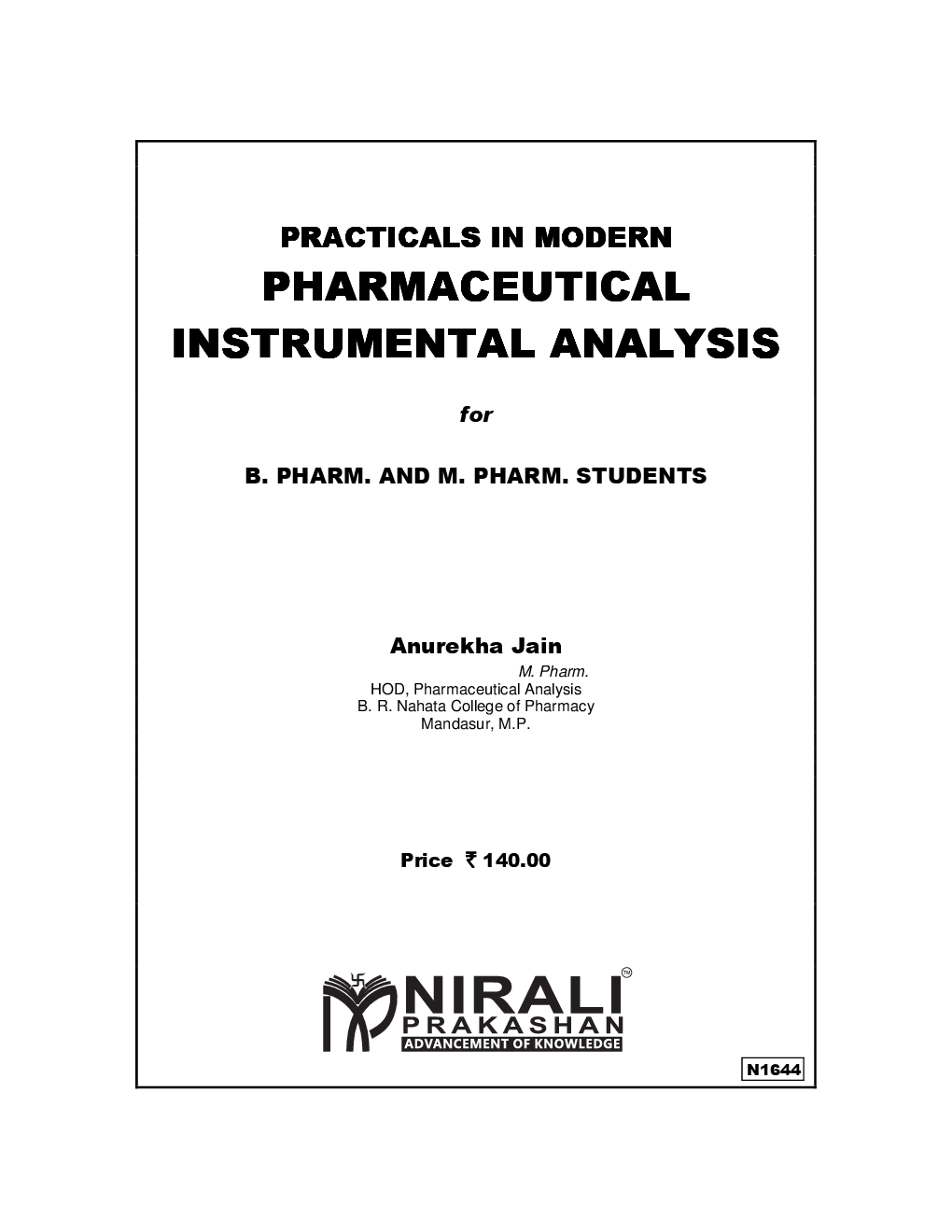 Practicals In Modern Pharmaceutical Instrumental Analysis - Page 2