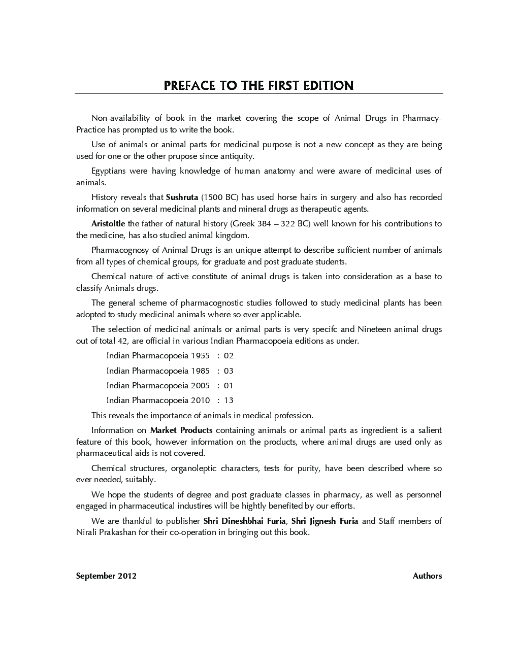 Pharmacognosy Of Animal Drugs - Page 5