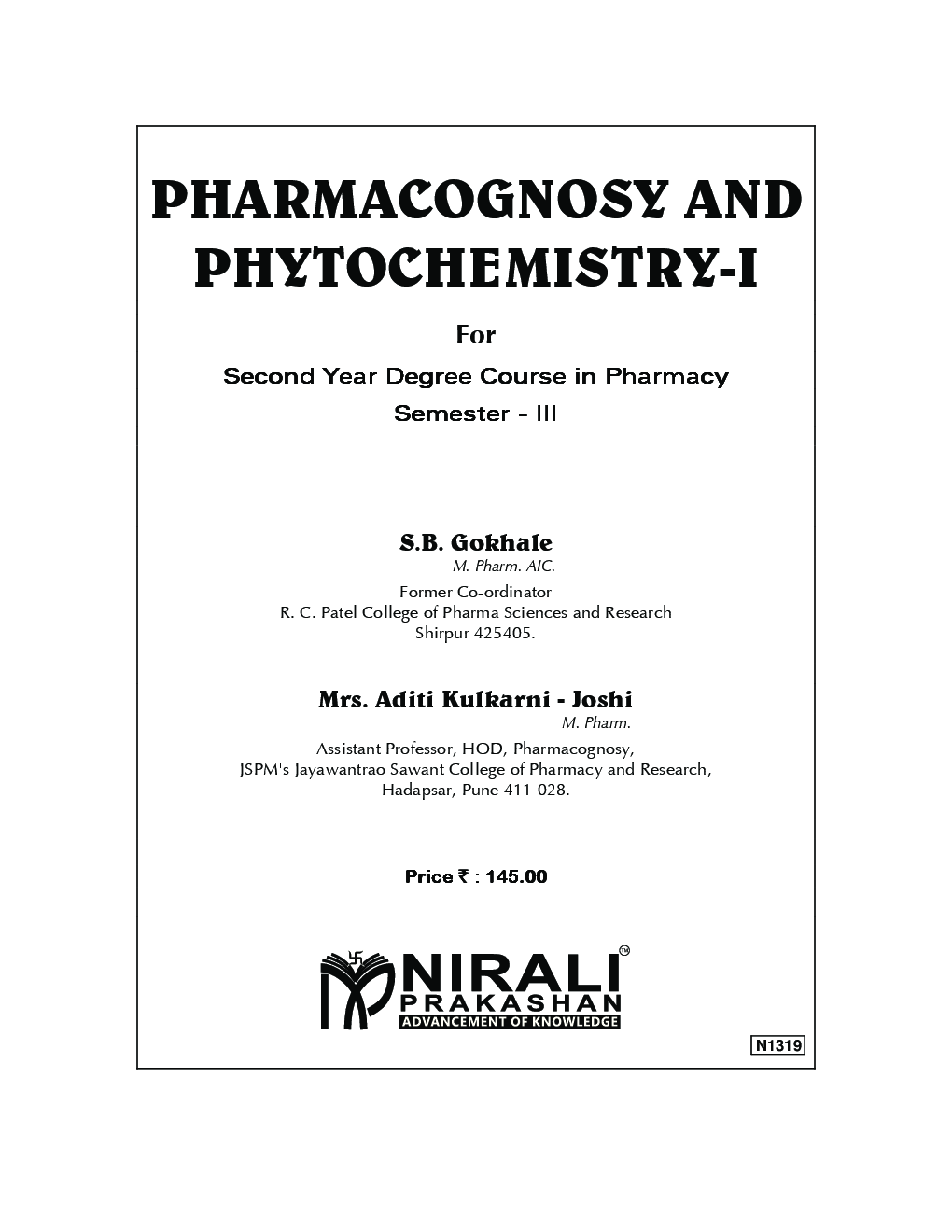 Pharmacognosy And Phytochemistry - I - Page 2