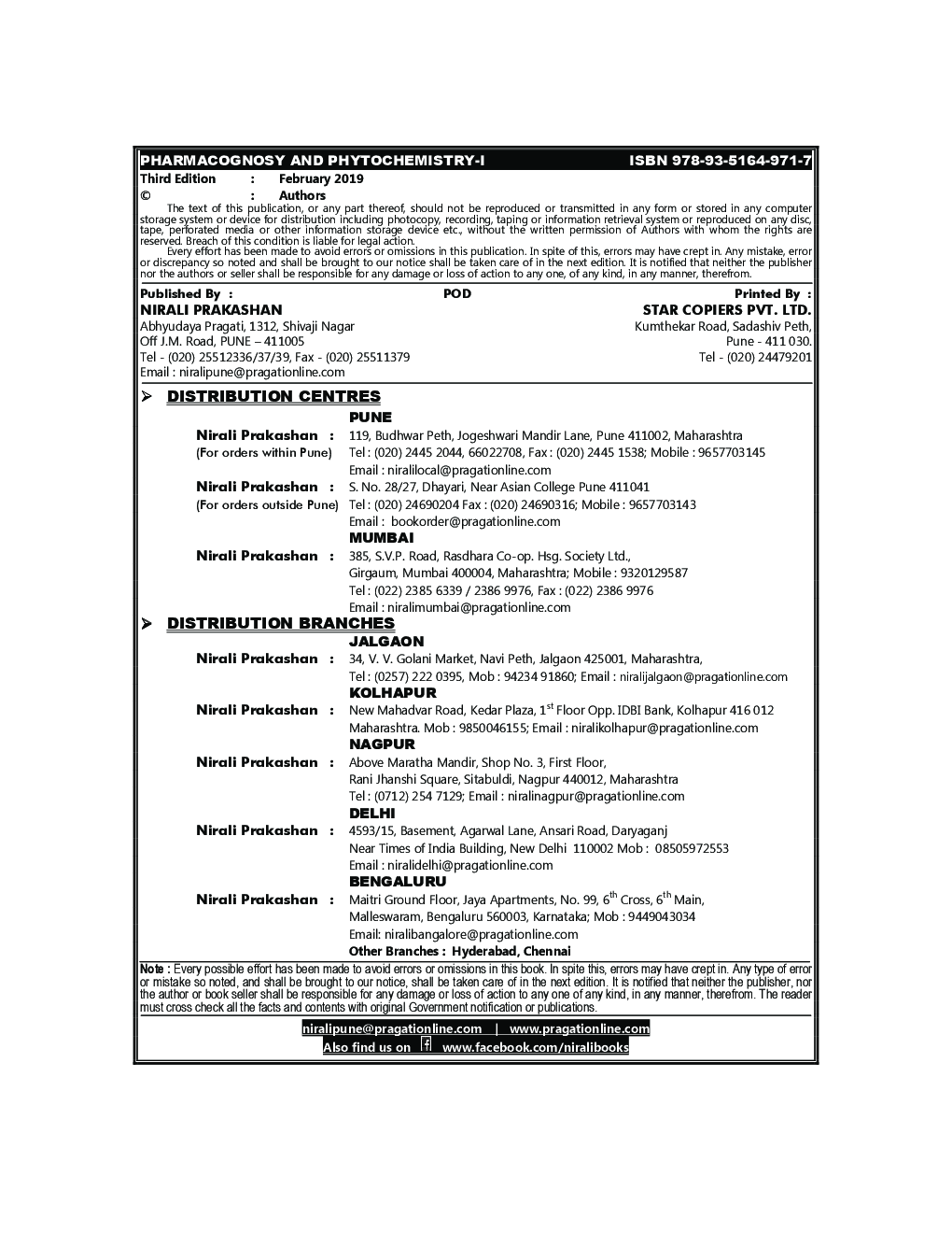 Pharmacognosy And Phytochemistry - I - Page 3