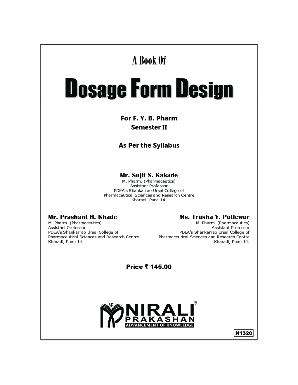 Dosage Form Design - Page 2