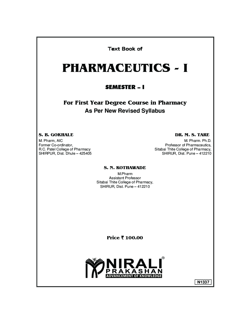 Pharmaceutics - I - Page 2