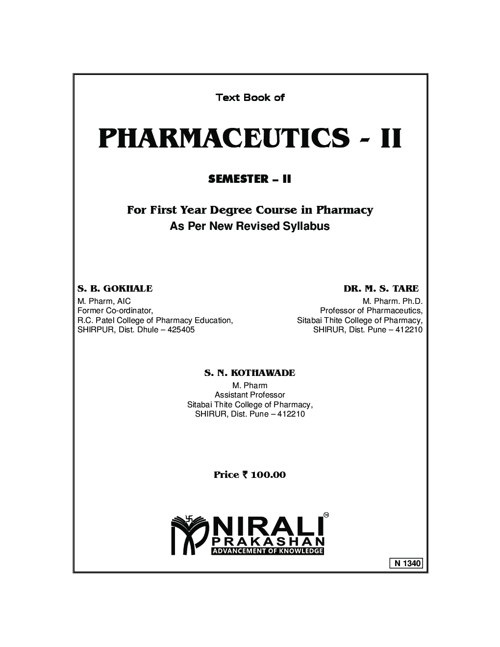 Pharmaceutics - II - Page 2