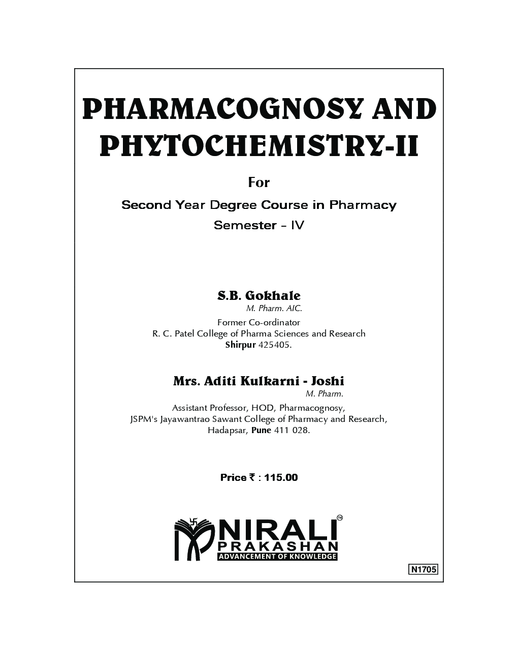 Pharmacognosy And Phytochemistry - II - Page 2