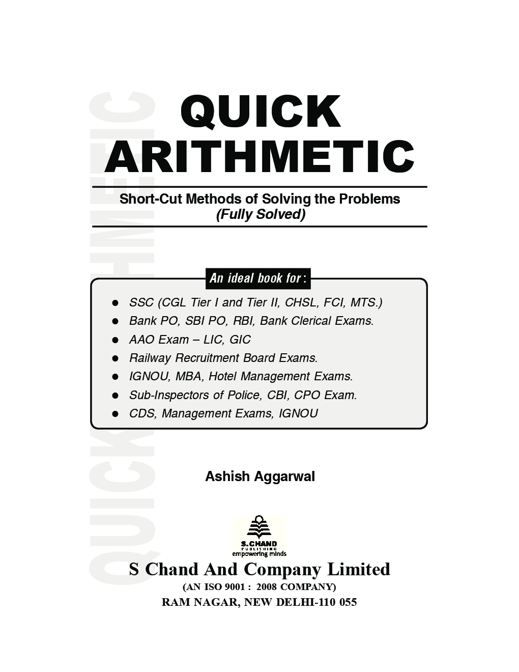 Download Quick Arithmetic PDF Online 2020 By Ashish Aggarwal