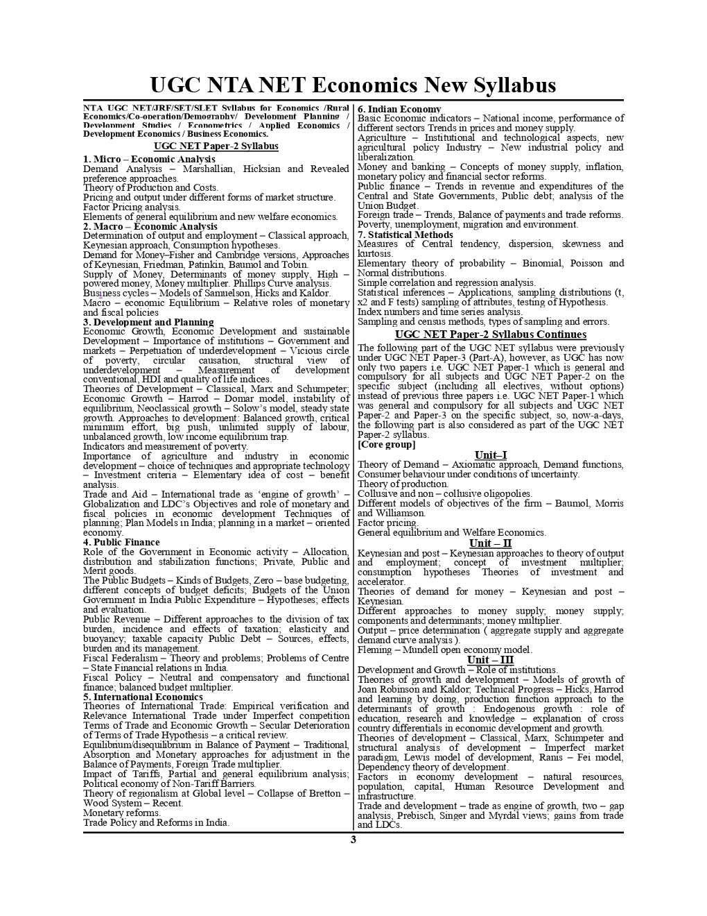 UGC-NET / JRF अर्थशास्त्र Chapterwise Solved Papers - Page 4