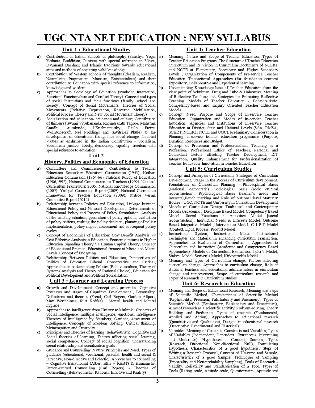 UGC-NET / JRF शिक्षाशास्त्र Chapterwise Solved Papers - Page 4