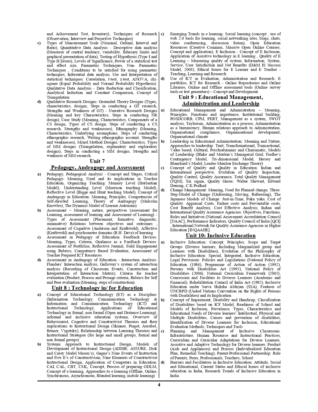 UGC-NET / JRF शिक्षाशास्त्र Chapterwise Solved Papers - Page 5