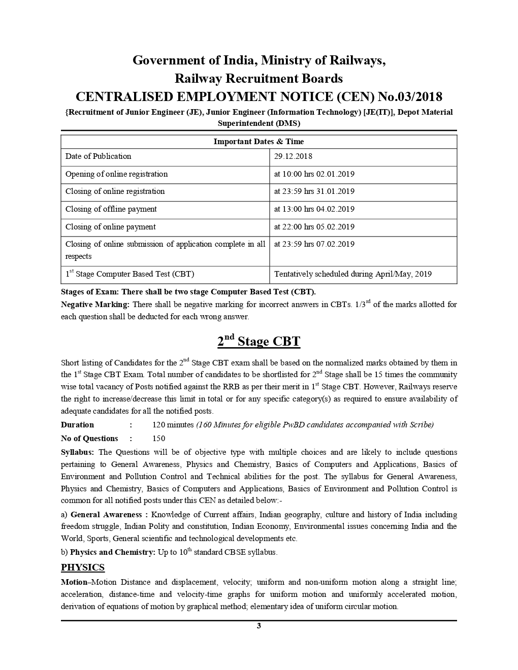 RRB JE जूनियर इंजीनियर CBT Stage II Exam Chapterwise Solved Papers (2019) - Page 4