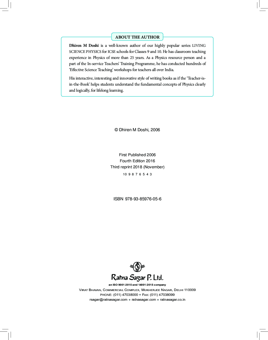 ICSE Living Science Physics For Class - IX - Page 3