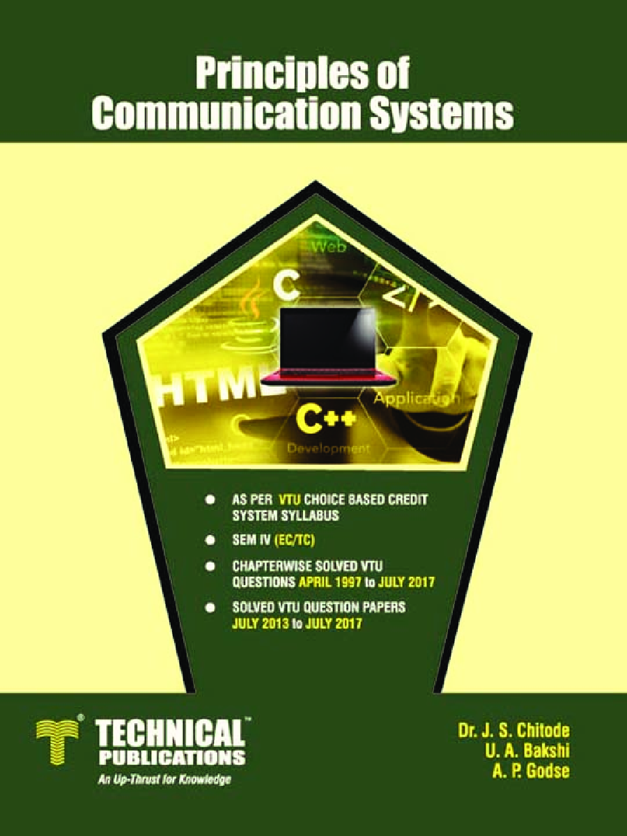 Download Principle Of Communication Systems For VTU Course 17 CBCS IV 