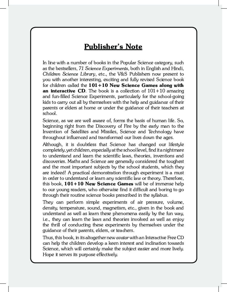 101 + 10 New Science Games  - Page 4