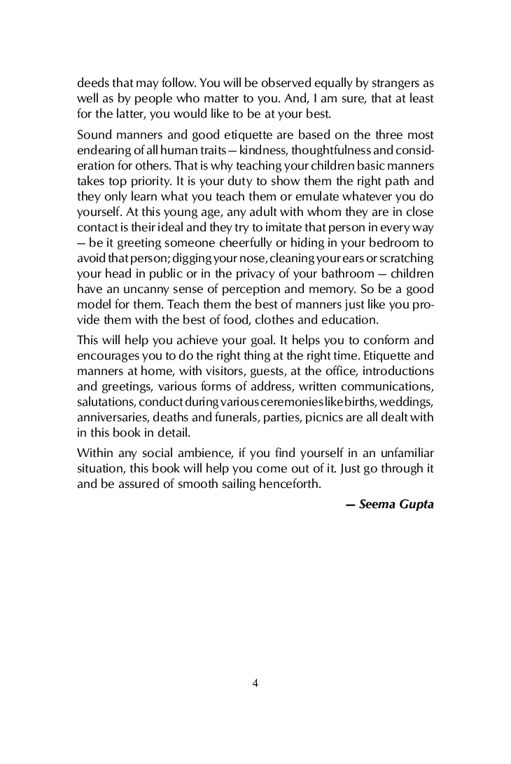 Correct Manners And Etiquette - Page 5