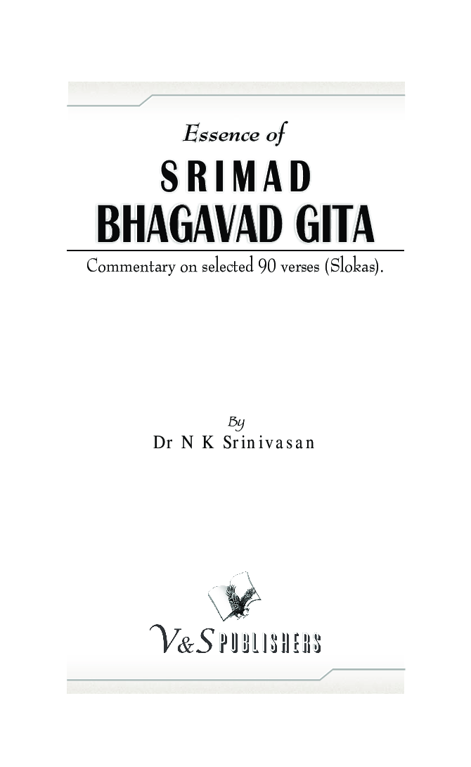 Srimad Bhagavad Gita – Essence - Page 4