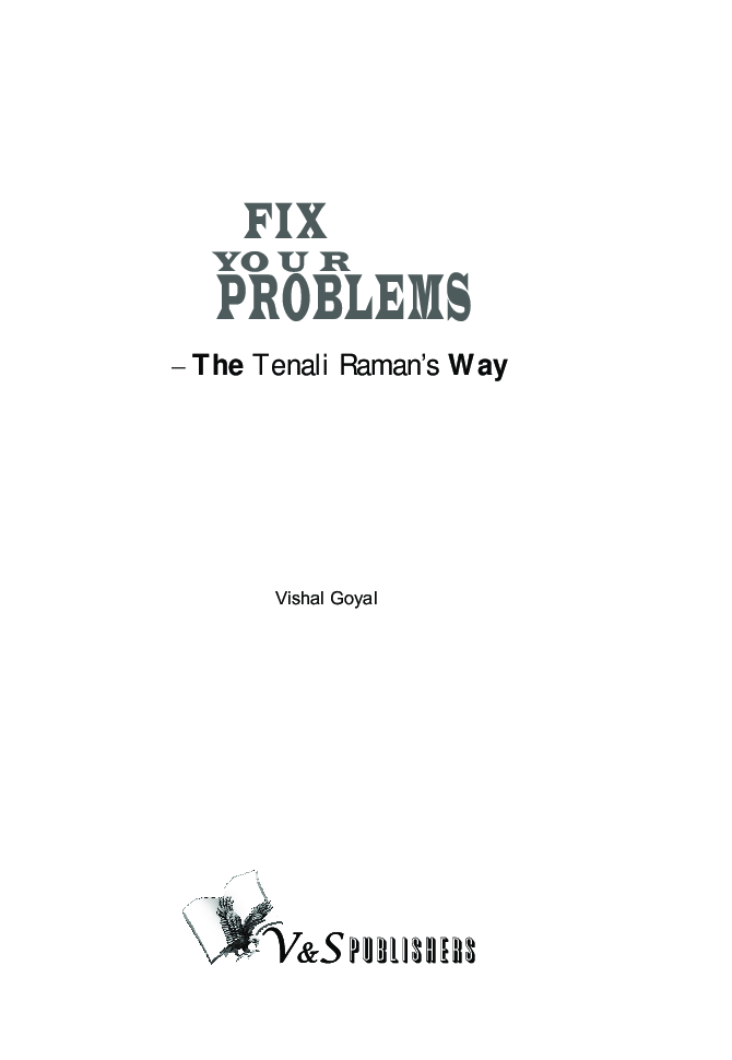Fix Your Problems - The Tenali Raman Way - Page 2