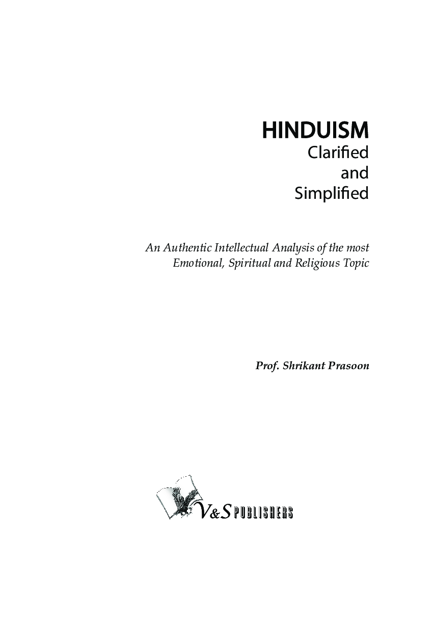 Hinduism - Clarified And Simplified - Page 4