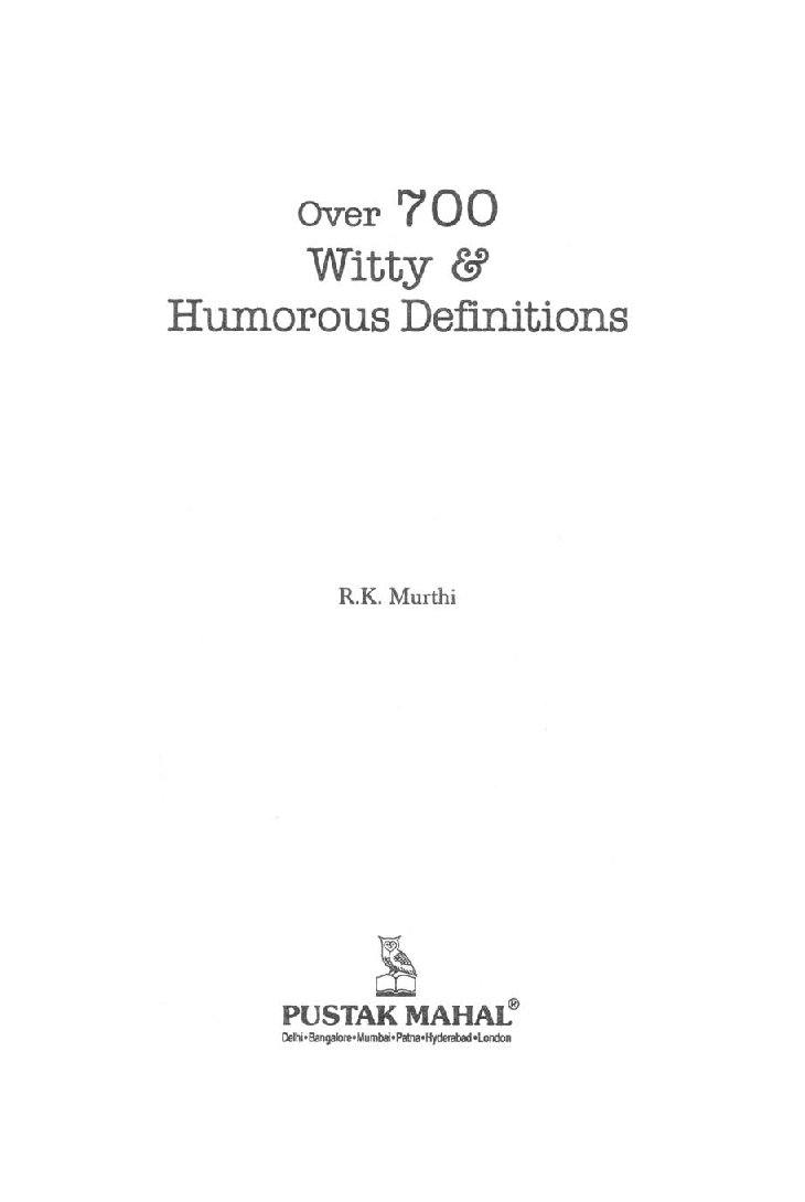Over 700 Witty & Humorous Definitions - Page 2