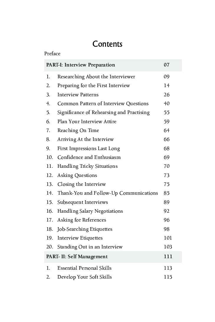 Preparing For A Winning Interview - Page 4
