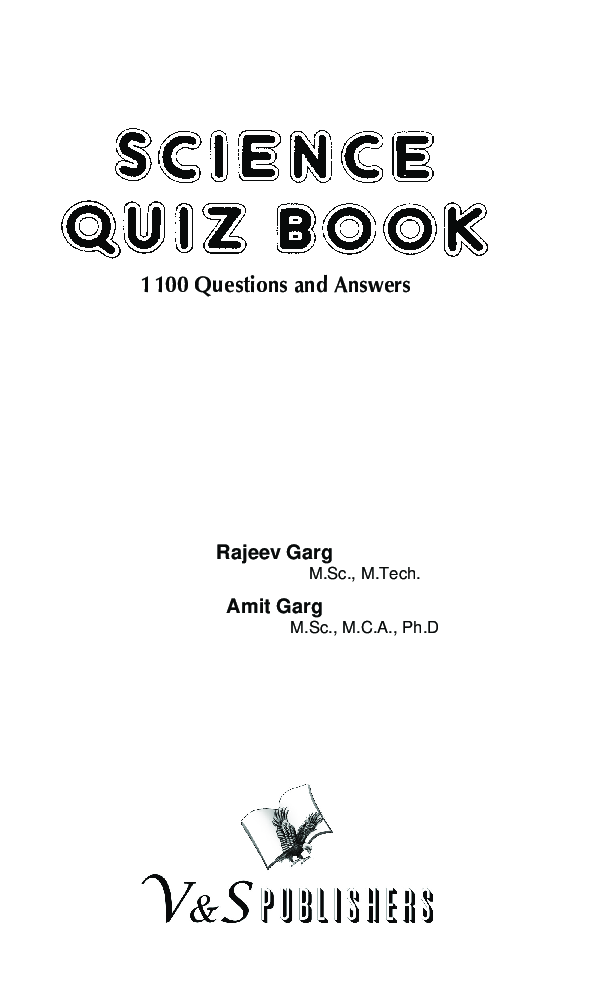Science Quiz Book - Page 2