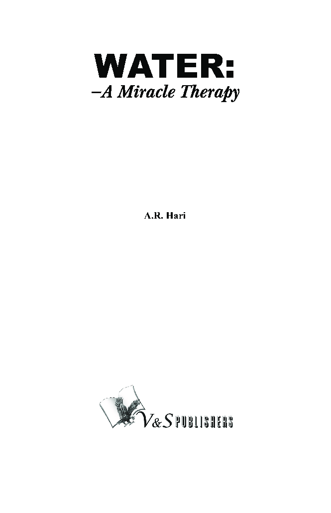 Water A Miracle Therapy - Page 2