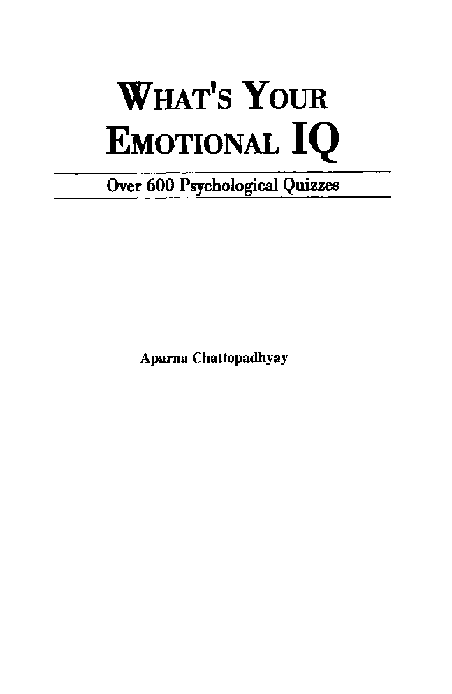 What\'s Your Emotional I. Q. - Page 2