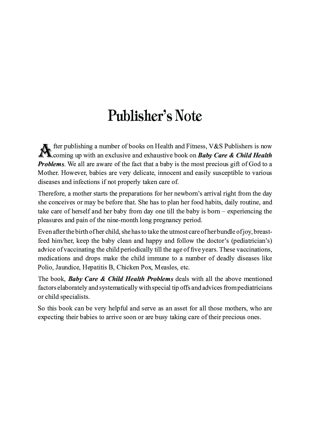 Baby Care & Child Health Problems - Page 4