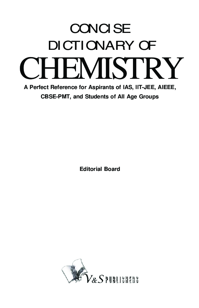 Concise Dictionary Of Chemistry - Page 2