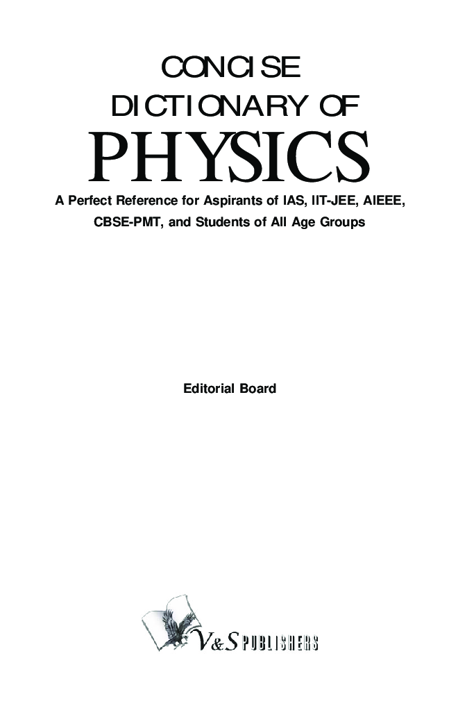 Concise Dictionary Of Physics - Page 2