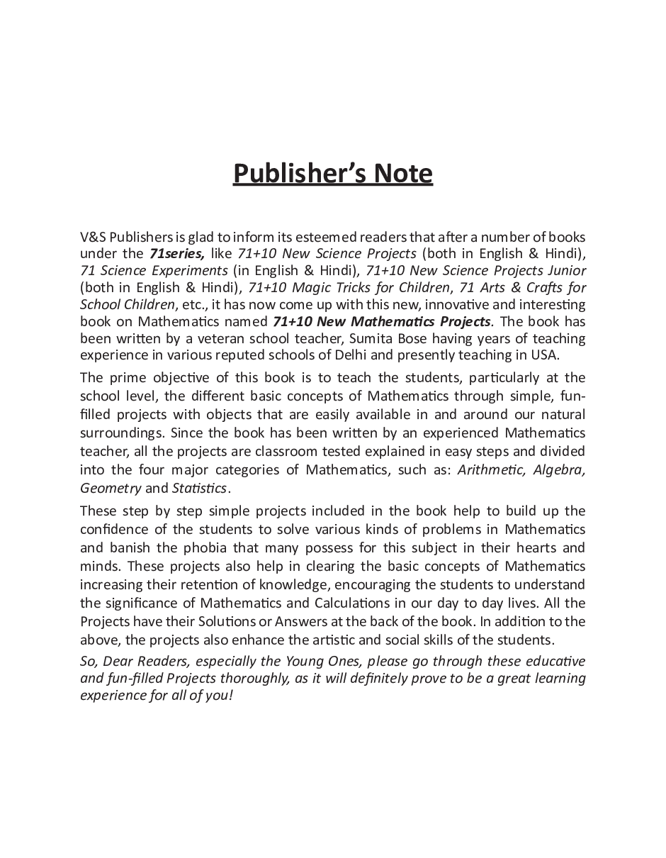 71 + 10 New Mathematics Projects - Page 4