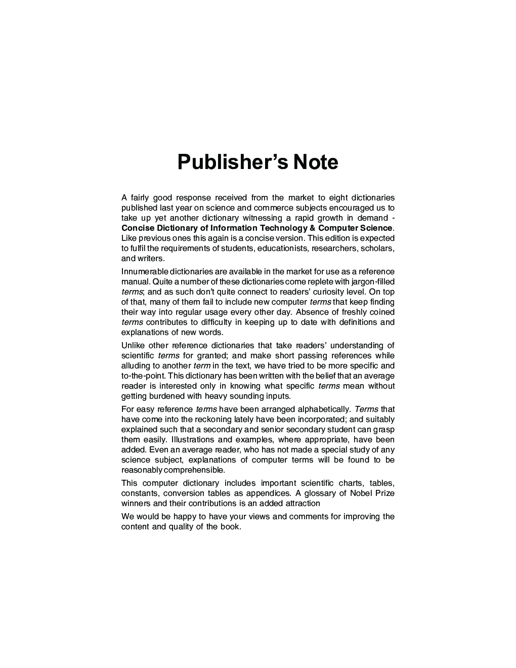 Concise Dictionary Of Information Technology & Computer Science - Page 4