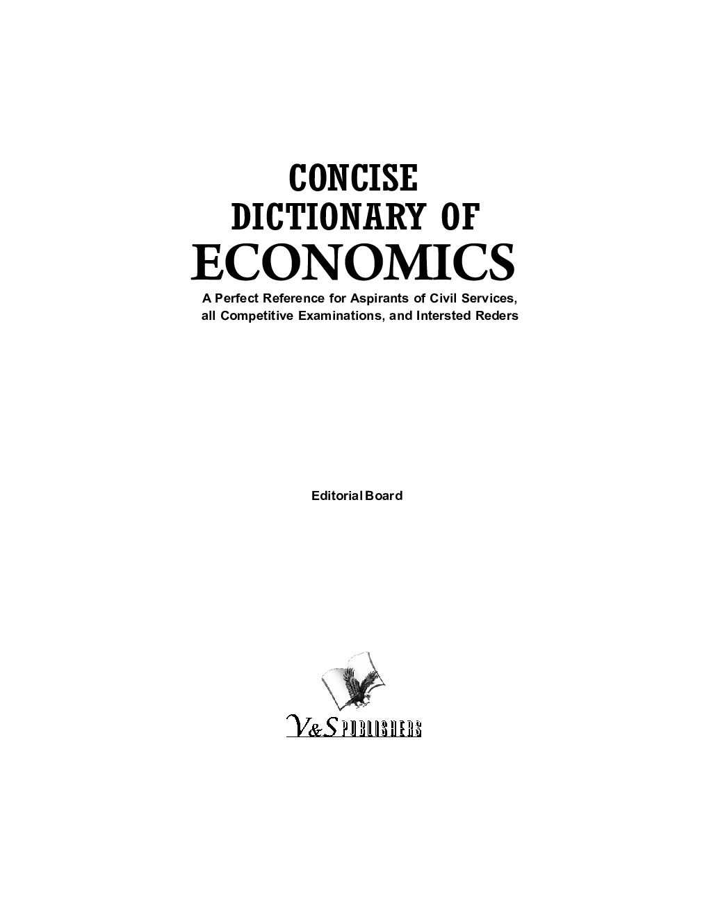 Concise Dictionary Of Economics - Page 2