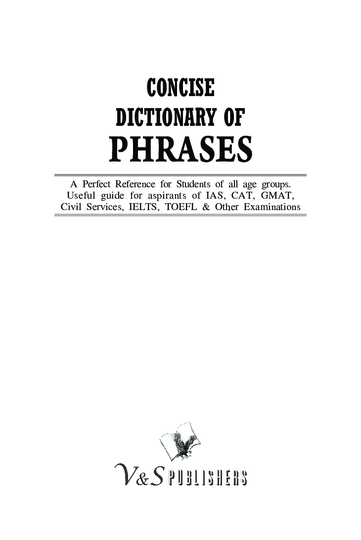 Concise Dictionary Of Phrases - Page 2