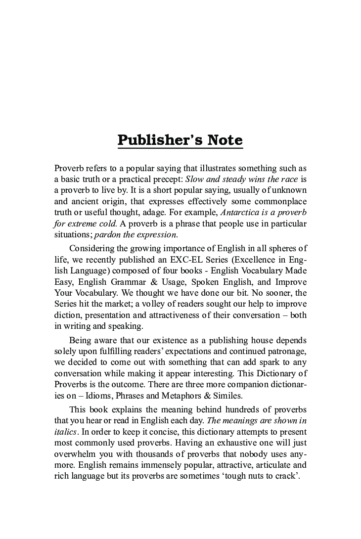 Concise Dictionary Of Proverbs  - Page 4