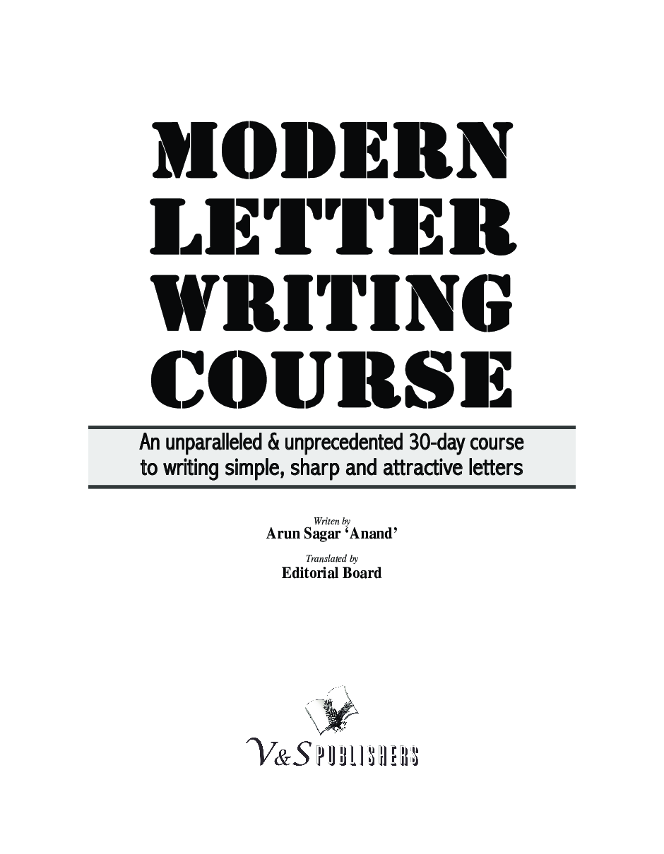 Modern Letter Writing Course - Page 2