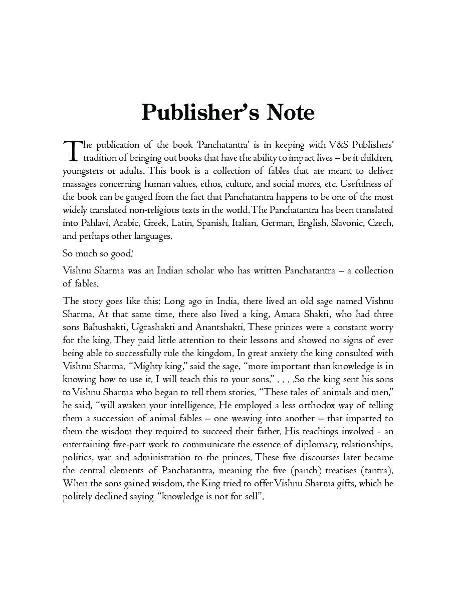 Panchatantra - Volume 3 - Page 4