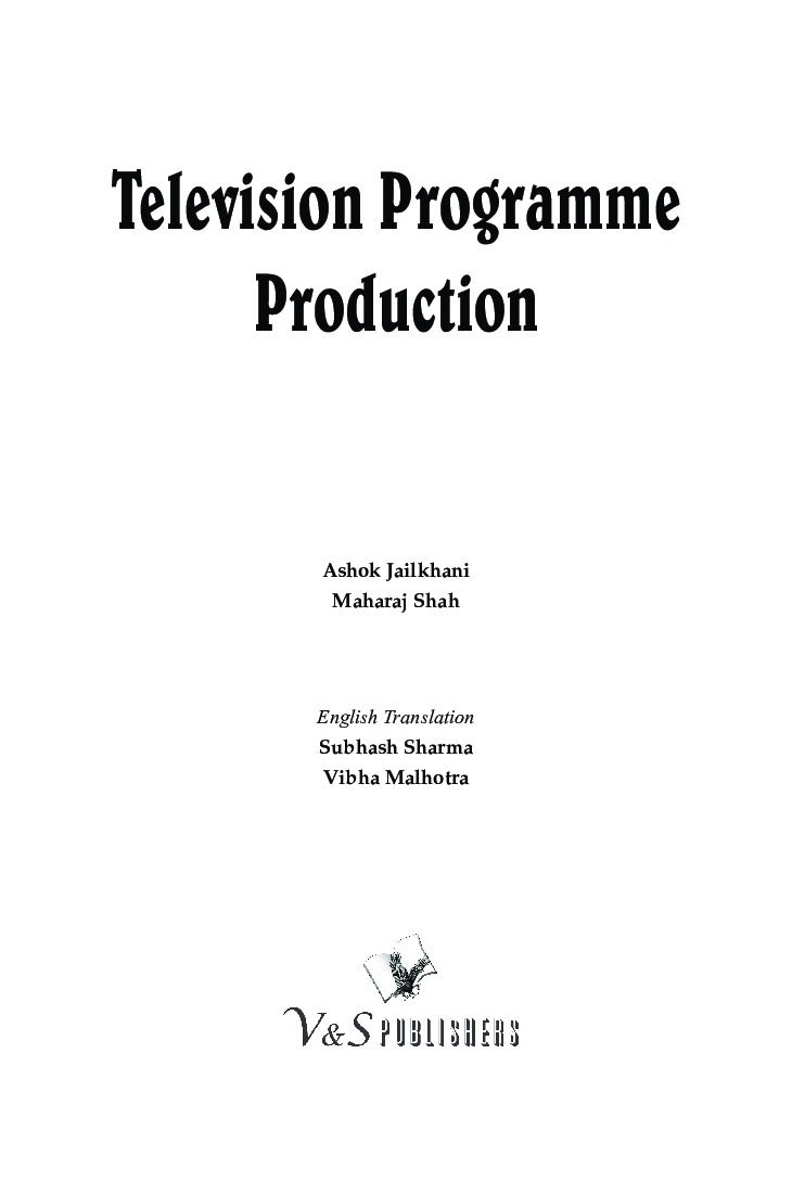Television Programme Production - Page 2