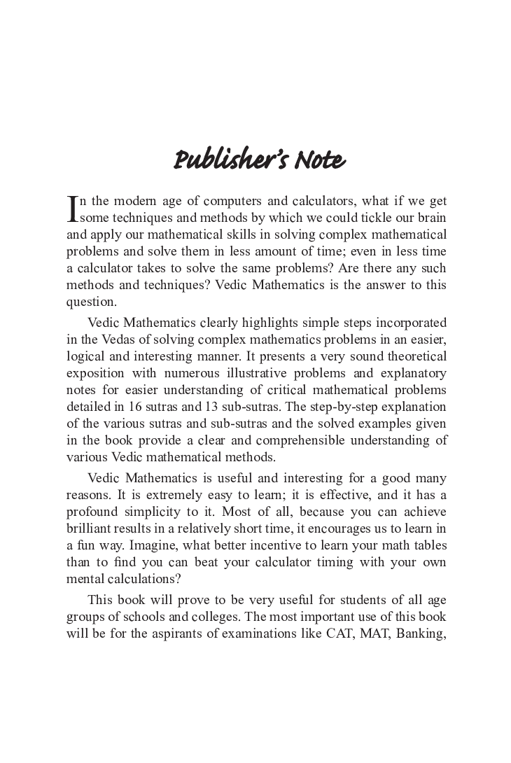 Vedic Mathematics - Page 4