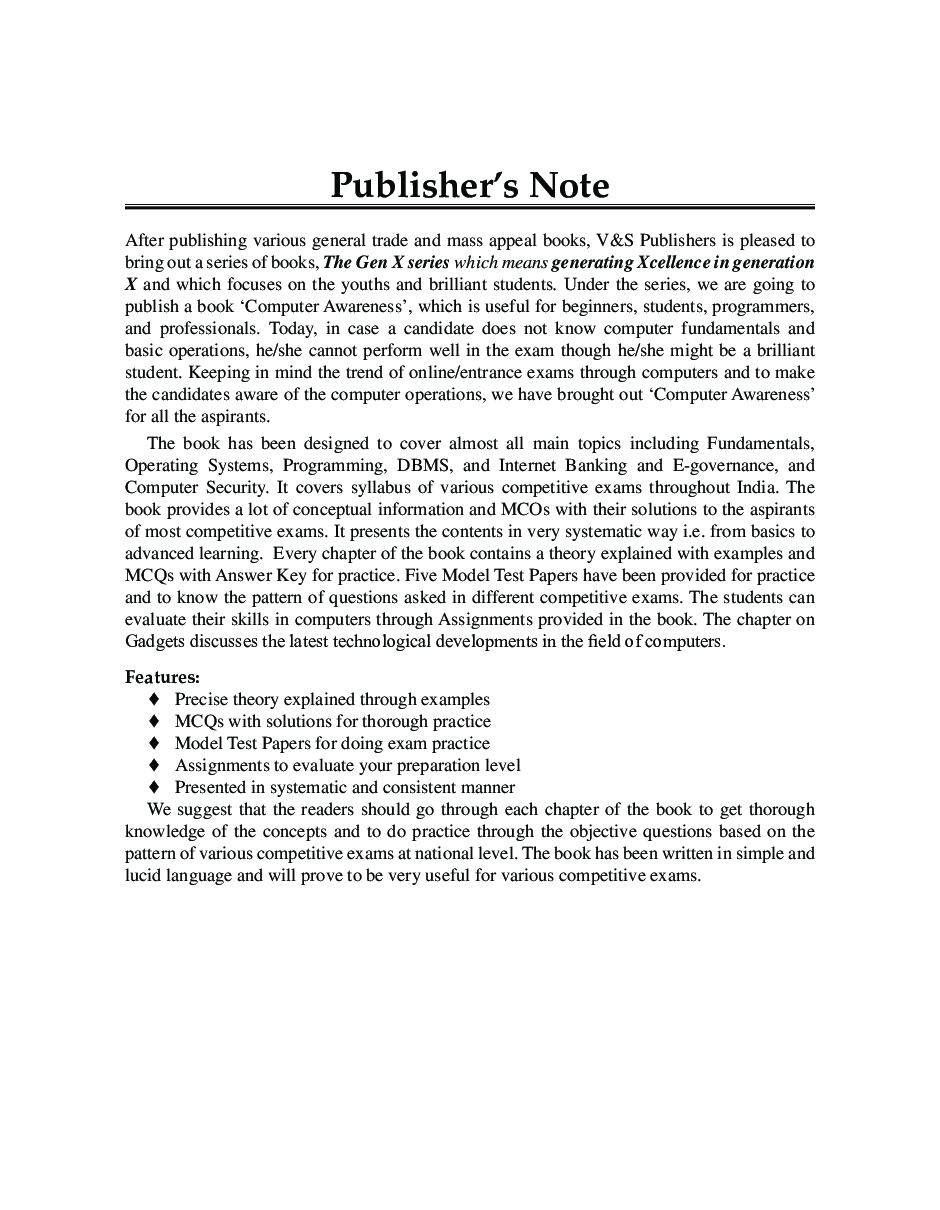 Computer Awareness - Page 4