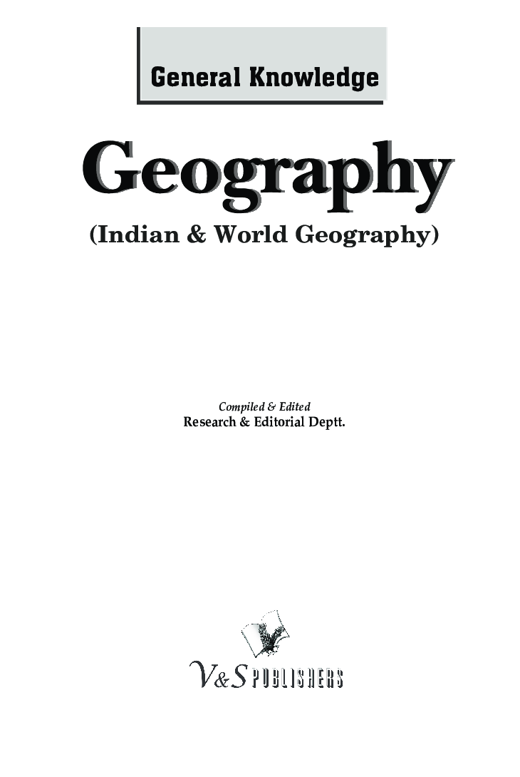 Download General Knowledge Geography by Editorial Board PDF Online