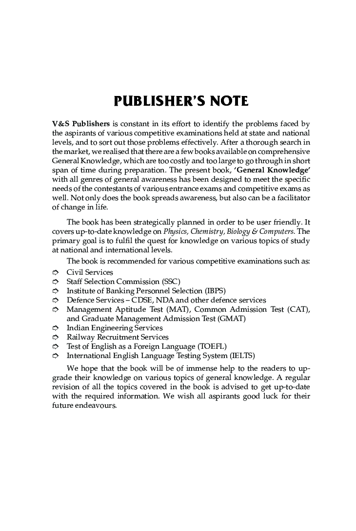 General Knowledge Physics, Chemistry, Biology And Computer - Page 4