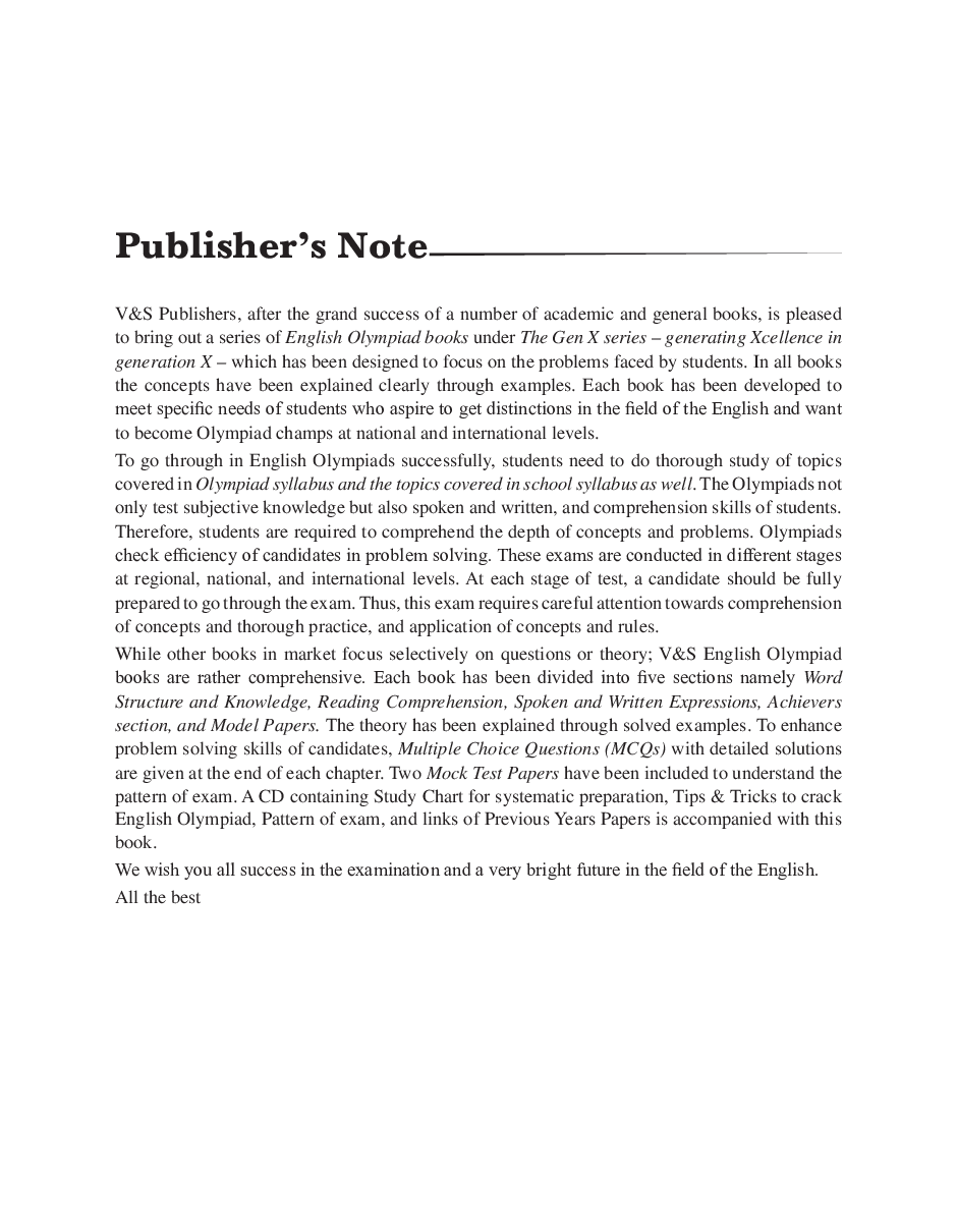 International English Olympiad For Class 6 - Page 4