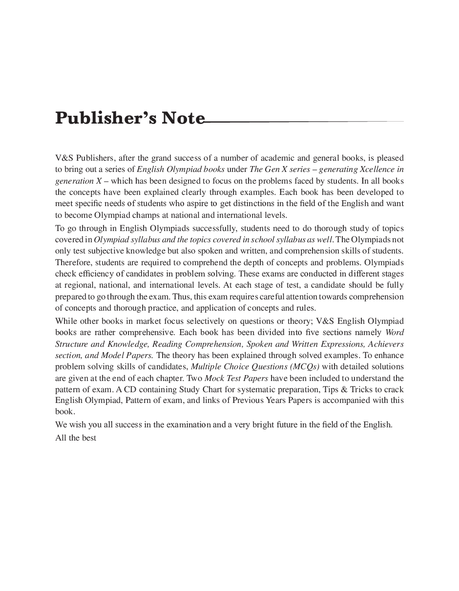 International English Olympiad For Class 7 - Page 4