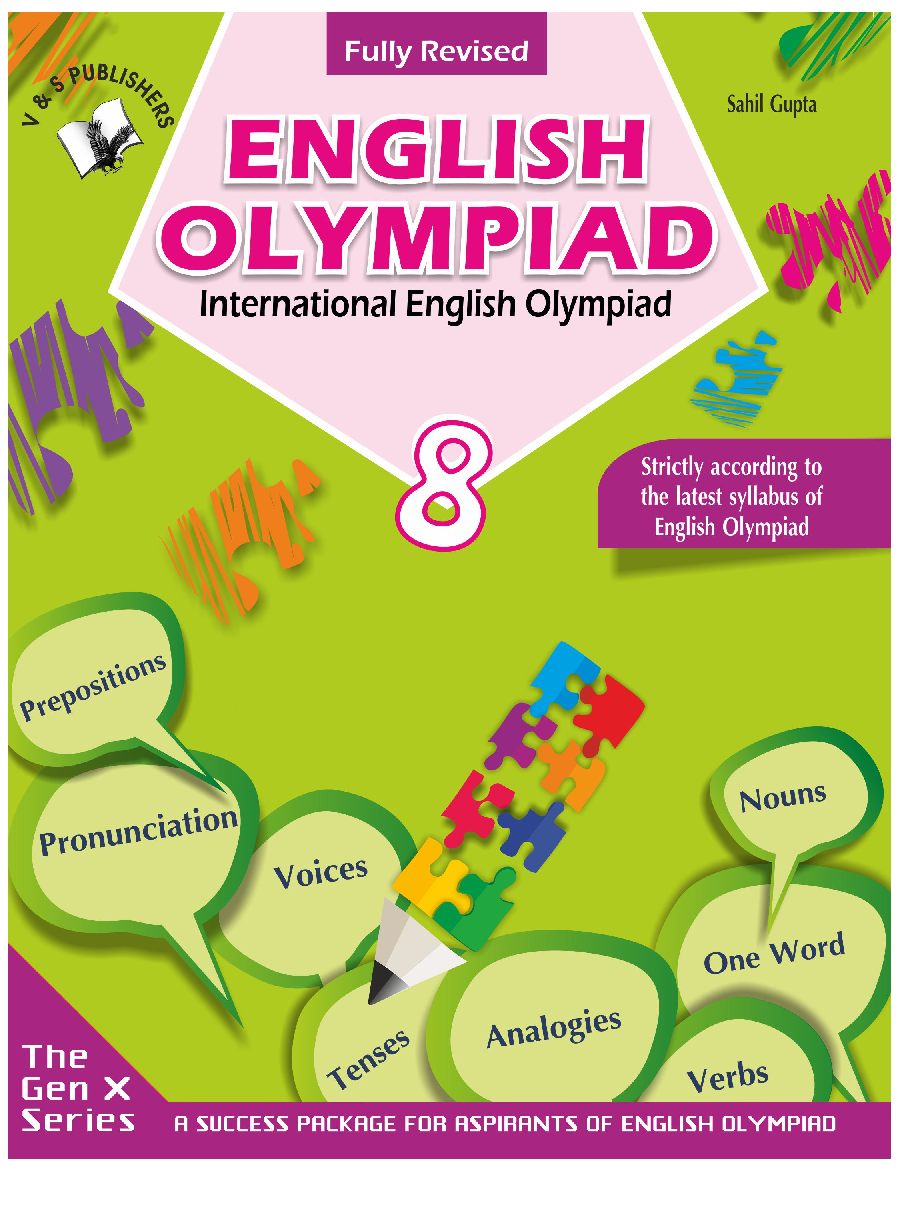International English Olympiad For Class 8 - Page 1