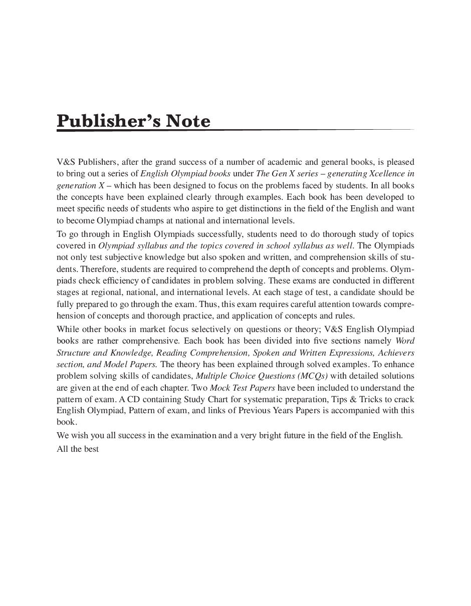 International English Olympiad For Class 8 - Page 4