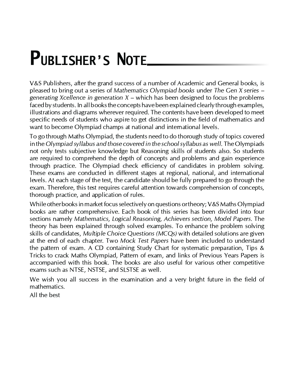 International Mathematics Olympiad For Class 3 - Page 4