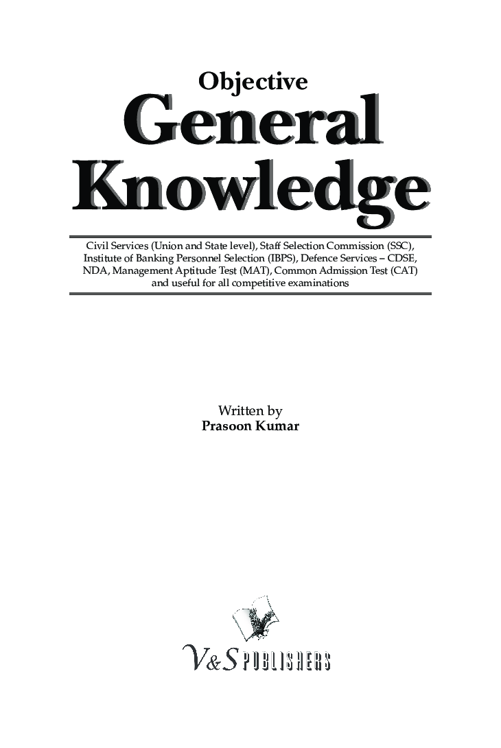 Objective General Knowledge - Page 2