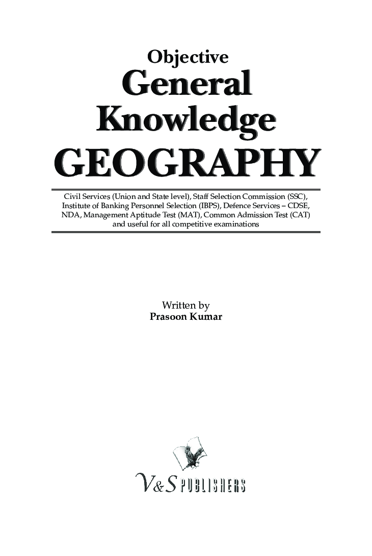 Objective General Knowledge Geography - Page 2