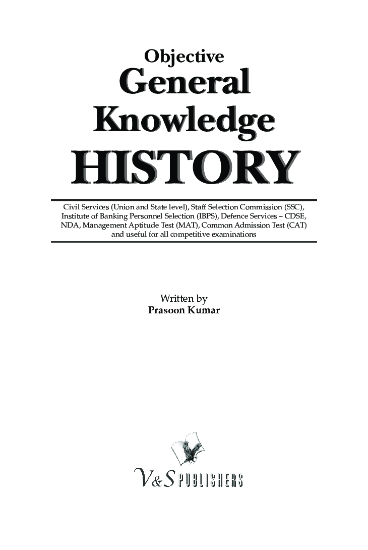Objective General Knowledge History - Page 2